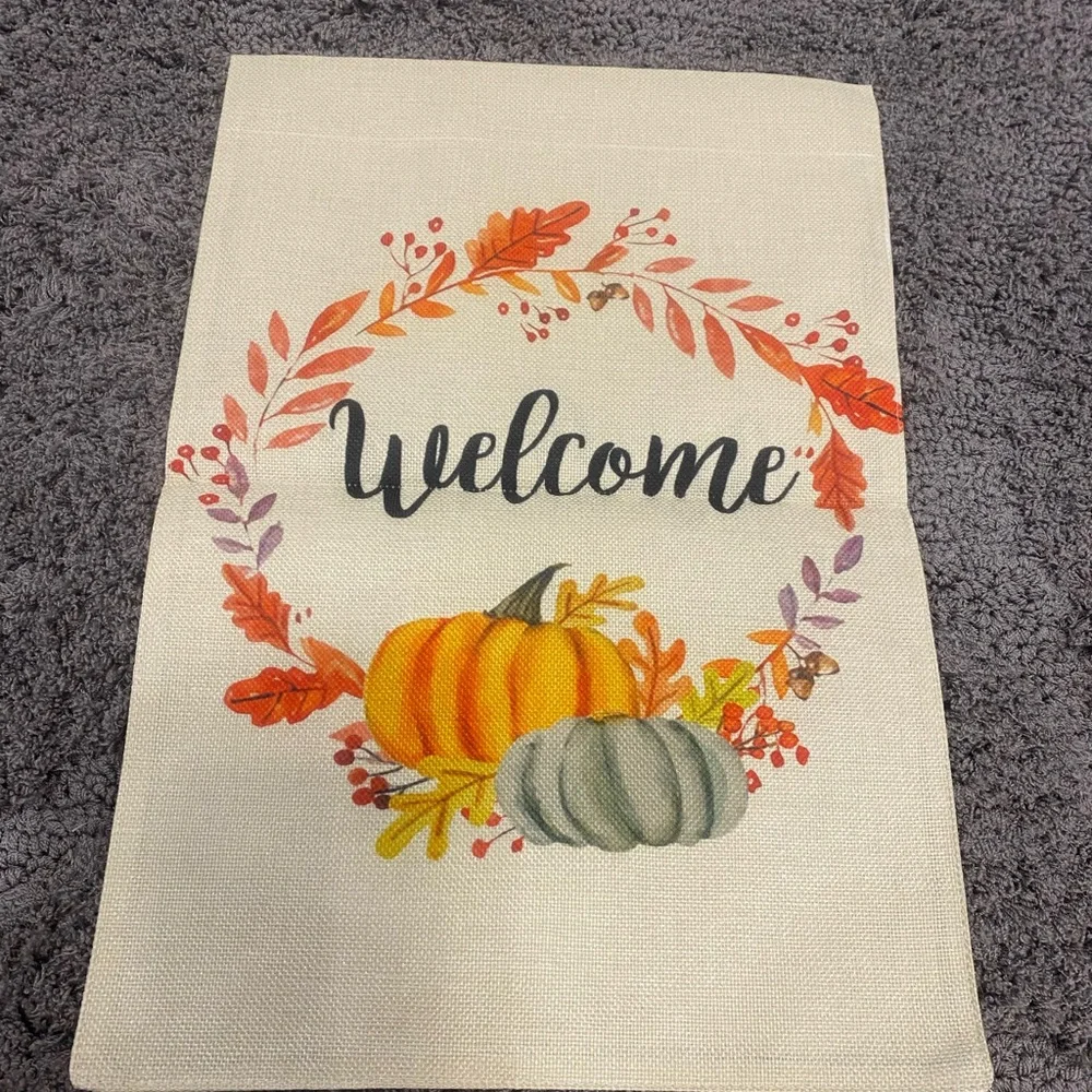 Set of 3 Fall Garden Flags